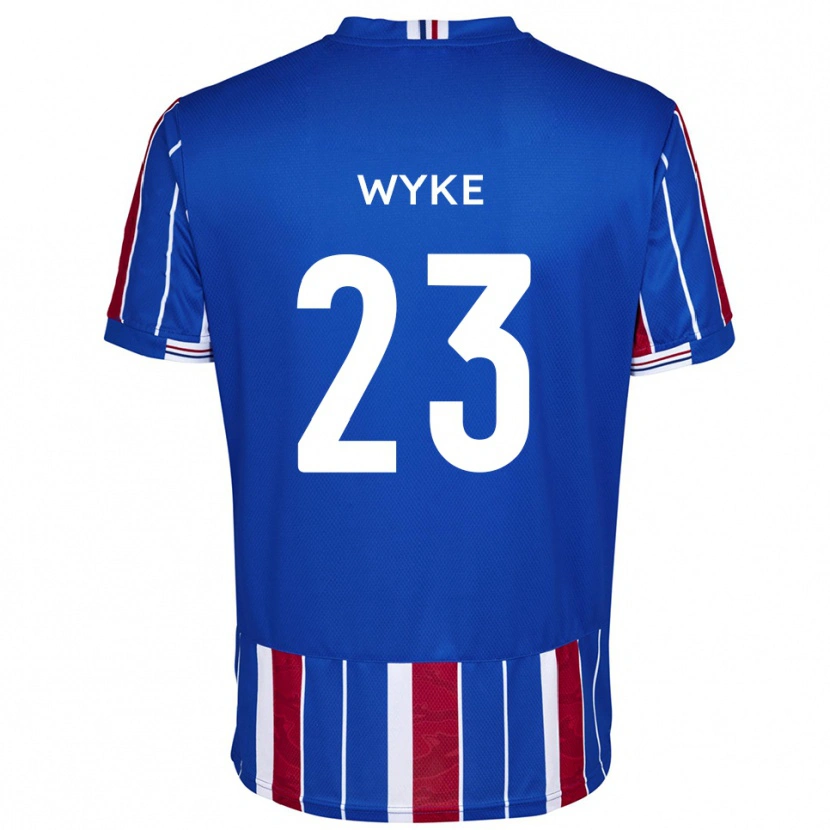 Danxen Niño Camiseta Charlie Wyke #23 Azul Rojo Blanco 1ª Equipación 2025/26 La Camisa México