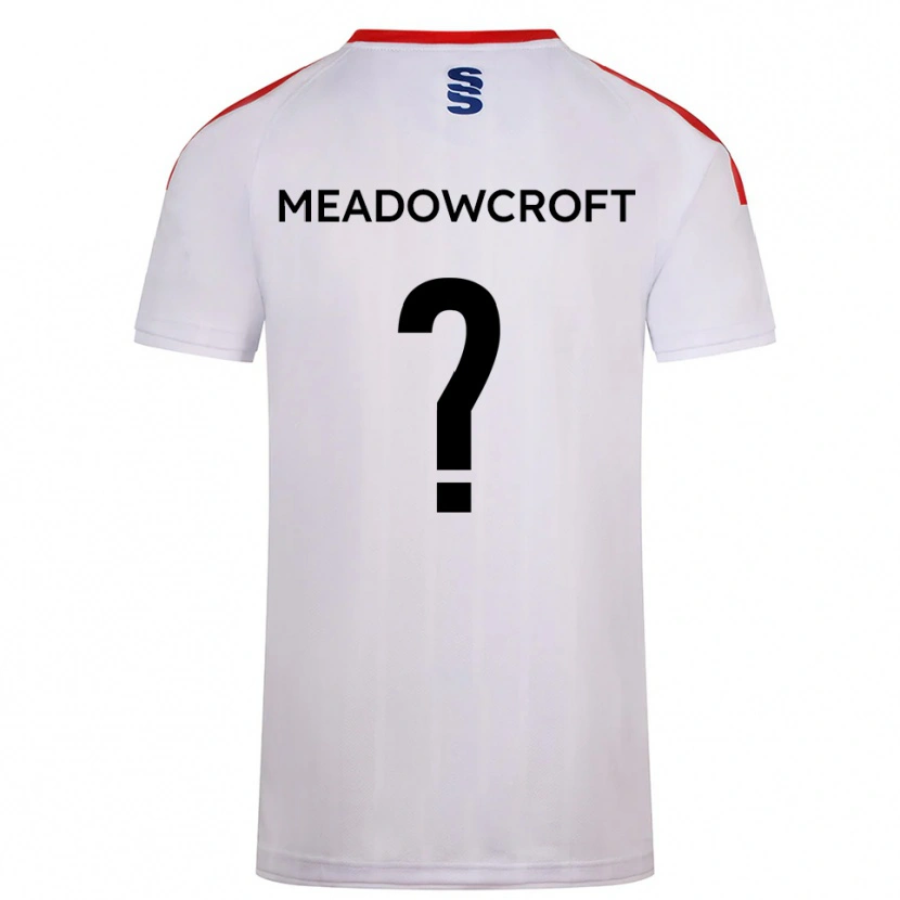 Danxen Niño Camiseta Cullen Meadowcroft #0 Blanco Azul Marino 1ª Equipación 2025/26 La Camisa México