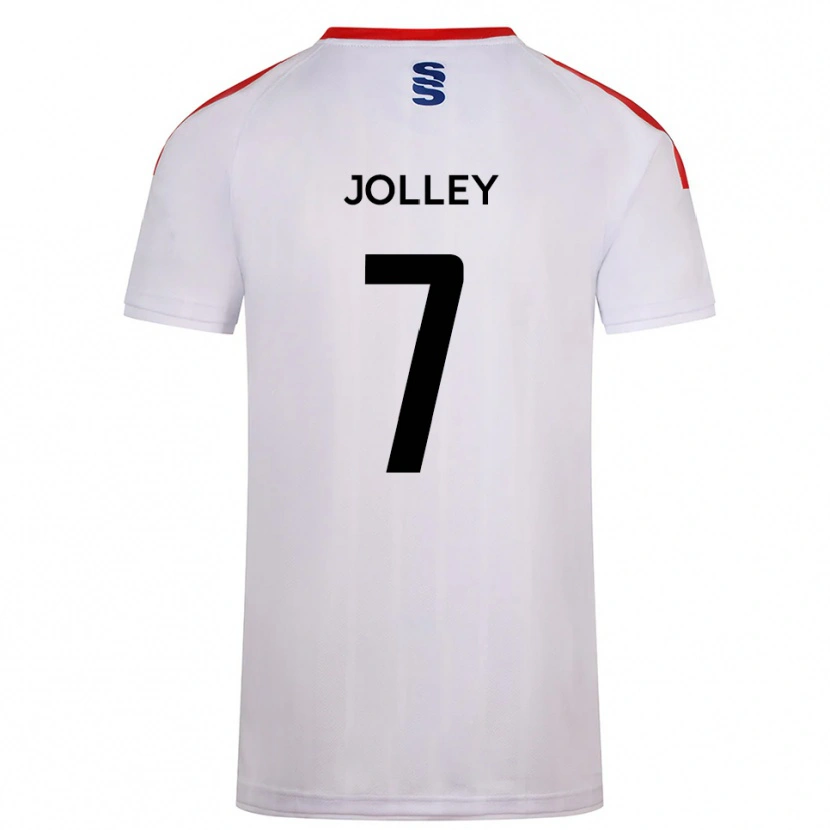 Danxen Niño Camiseta Charlie Jolley #7 Blanco Azul Marino 1ª Equipación 2025/26 La Camisa México
