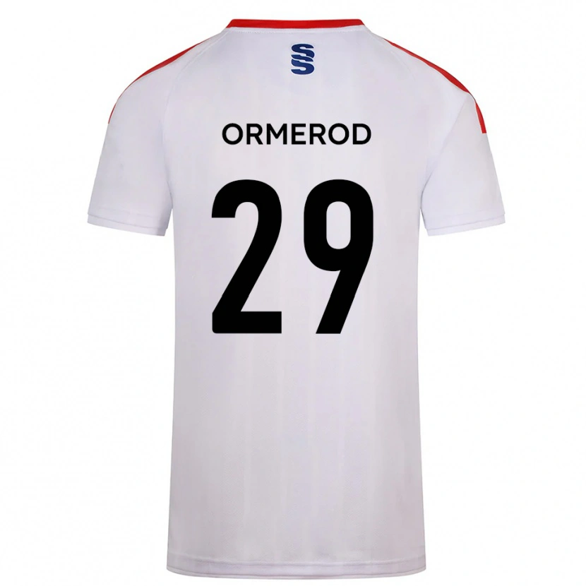 Danxen Niño Camiseta Danny Ormerod #29 Blanco Azul Marino 1ª Equipación 2025/26 La Camisa México