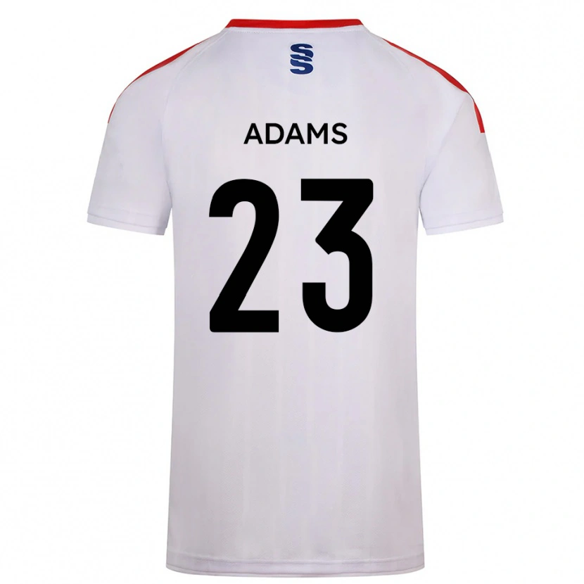 Danxen Niño Camiseta Ellie Adams #23 Blanco Azul Marino 1ª Equipación 2025/26 La Camisa México