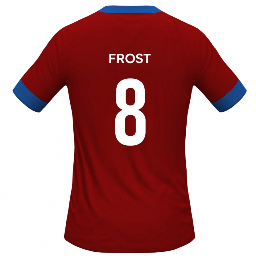 Danxen Niño Camiseta Tyler Frost #8 Rojo Azul 1ª Equipación 2025/26 La Camisa México