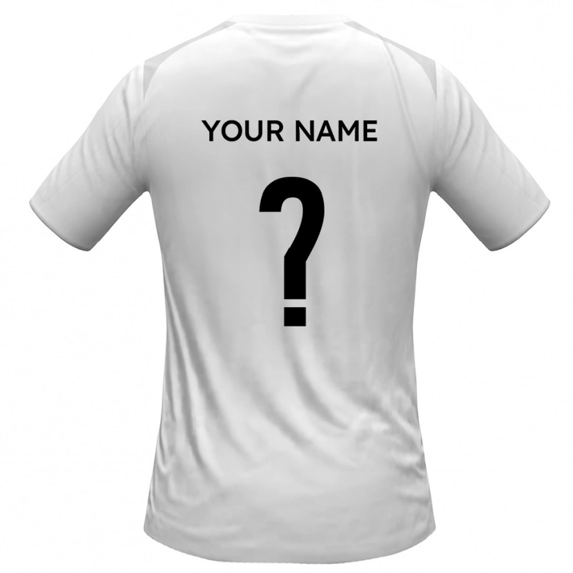 Danxen Niño Camiseta Su Nombre #0 Blanco Gris 1ª Equipación 2025/26 La Camisa México