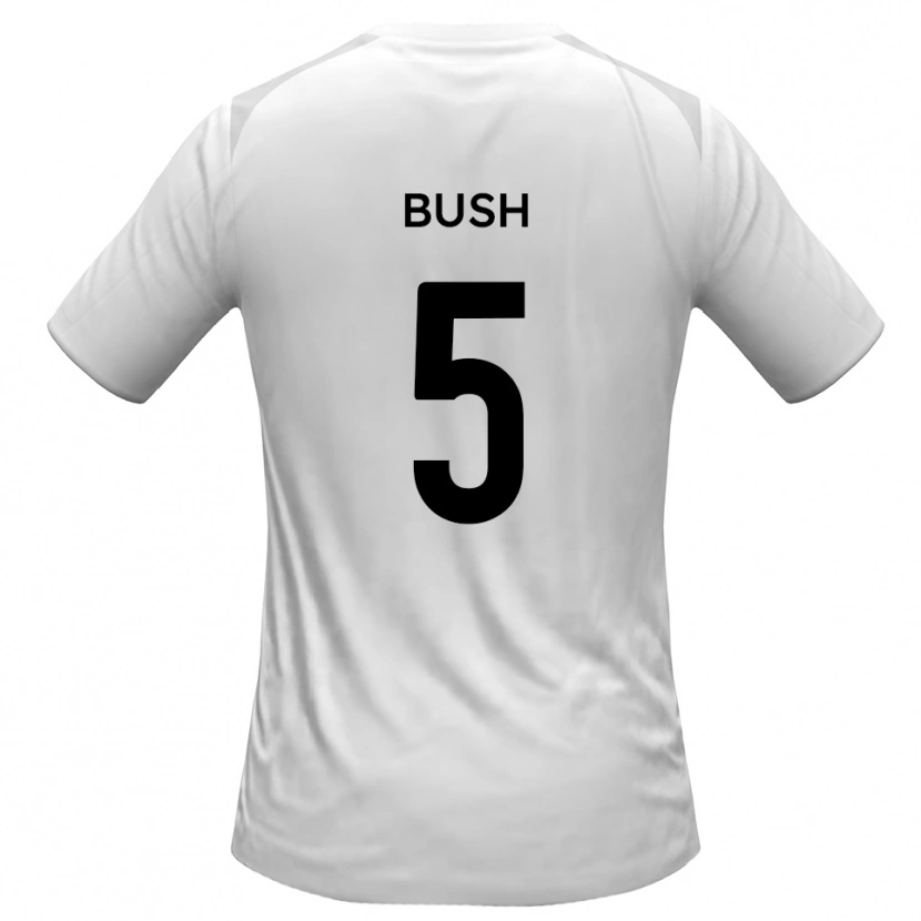Danxen Niño Camiseta Chris Bush #5 Blanco Gris 1ª Equipación 2025/26 La Camisa México