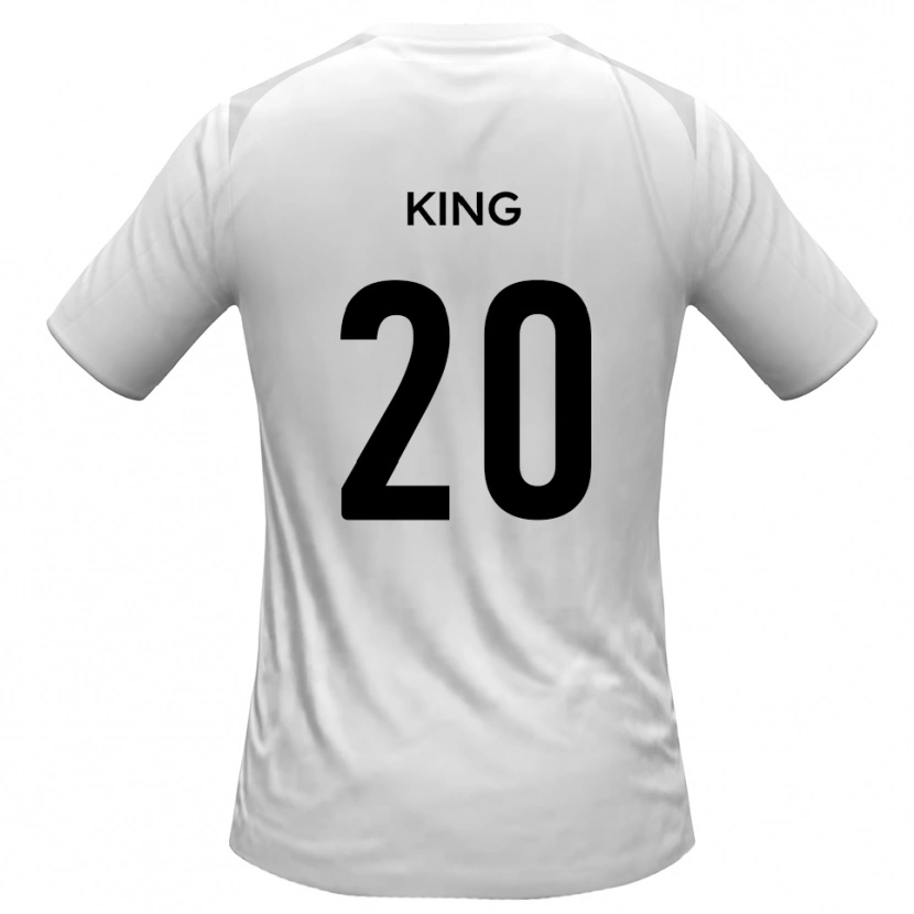 Danxen Niño Camiseta Jeff King #20 Blanco Gris 1ª Equipación 2025/26 La Camisa México