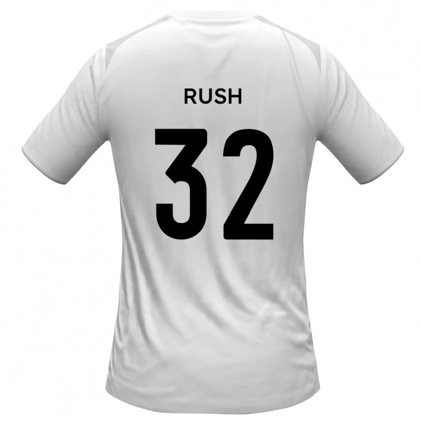 Danxen Niño Camiseta Matt Rush #32 Blanco Gris 1ª Equipación 2025/26 La Camisa México