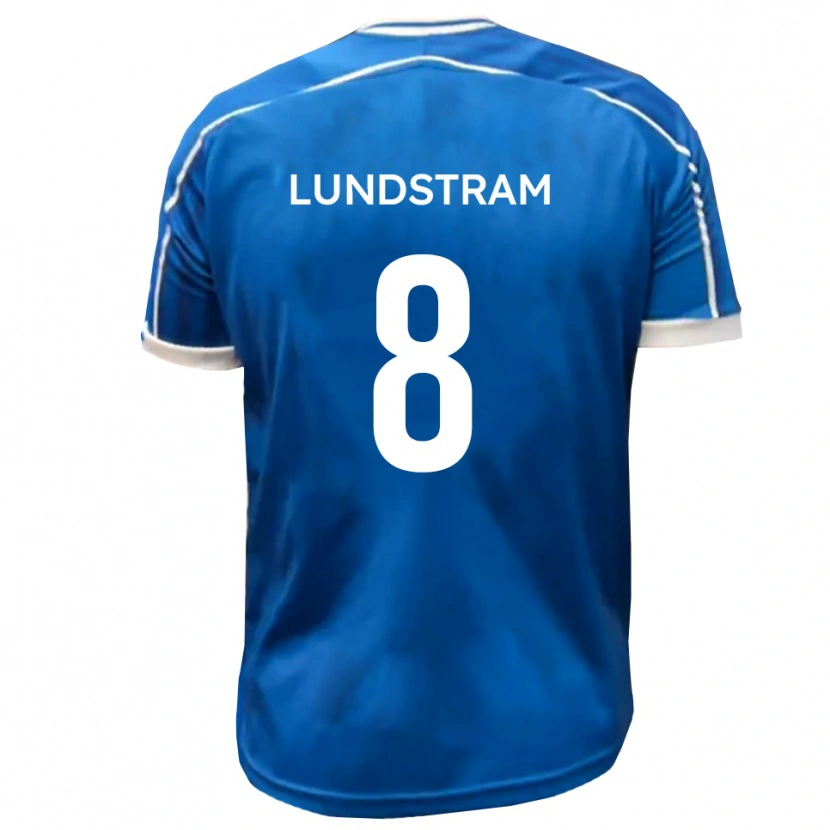 Danxen Niño Camiseta Josh Lundstram #8 Azul Blanco 1ª Equipación 2025/26 La Camisa México