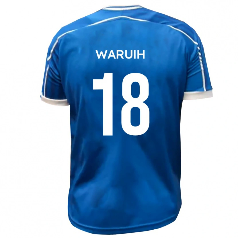 Danxen Niño Camiseta Angel Waruih #18 Azul Blanco 1ª Equipación 2025/26 La Camisa México