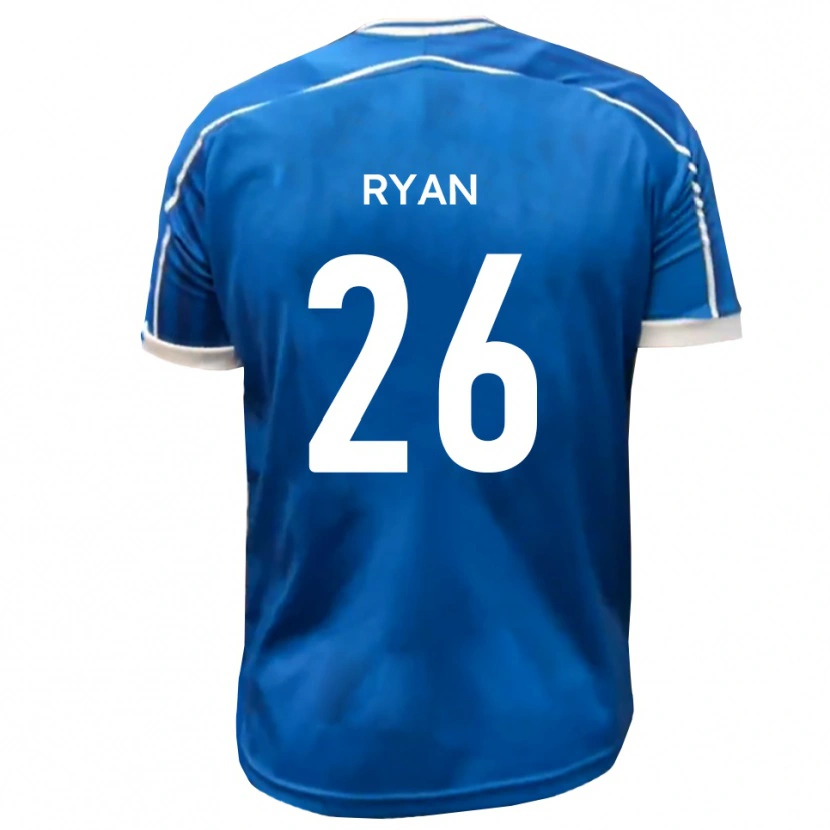 Danxen Niño Camiseta Joe Ryan #26 Azul Blanco 1ª Equipación 2025/26 La Camisa México