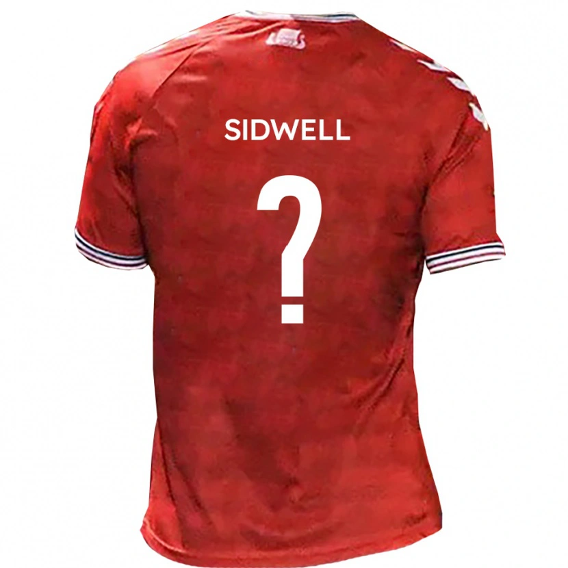 Danxen Niño Camiseta Rebecca Sidwell #0 Rojo Blanco 1ª Equipación 2025/26 La Camisa México