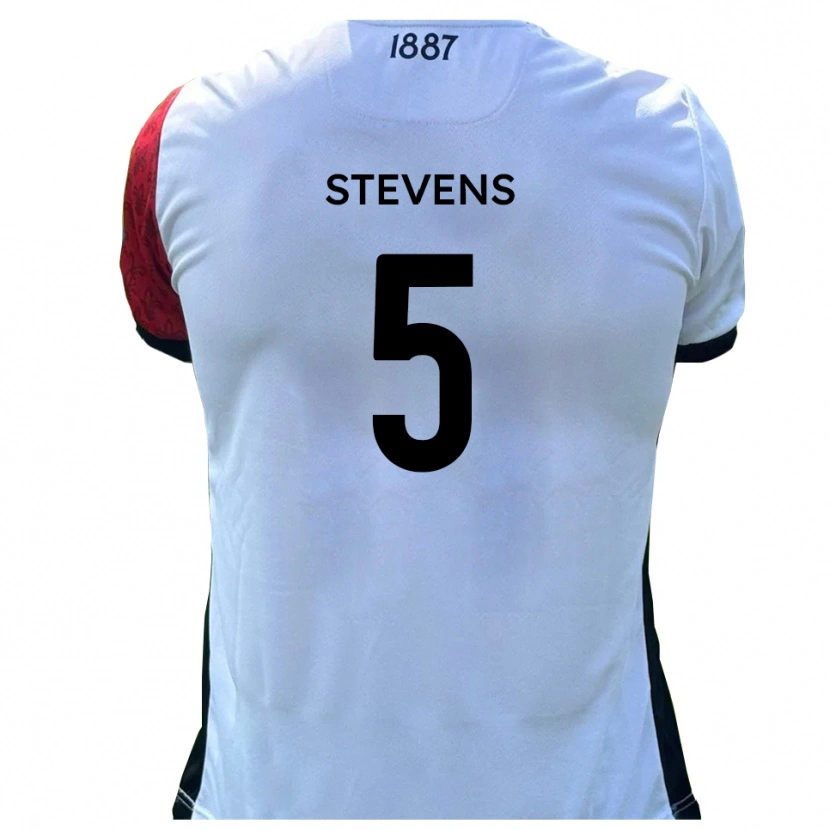 Danxen Niño Camiseta Harrison Stevens #5 Rojo Blanco 1ª Equipación 2025/26 La Camisa México