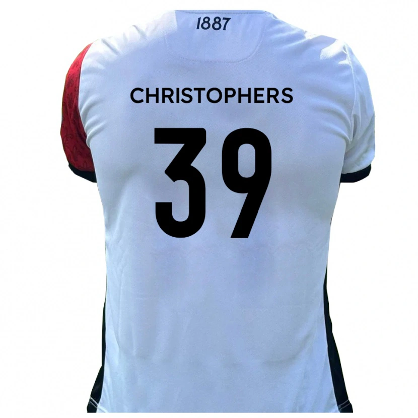 Danxen Niño Camiseta Leo Christophers #39 Rojo Blanco 1ª Equipación 2025/26 La Camisa México