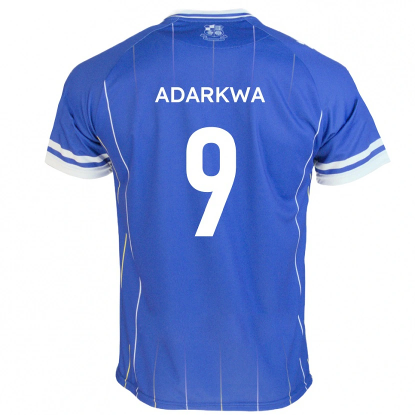Danxen Niño Camiseta Sean Adarkwa #9 Azul Real 1ª Equipación 2025/26 La Camisa México
