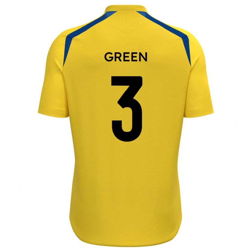 Danxen Niño Camiseta Cameron Green #3 Amarillo Azul 1ª Equipación 2025/26 La Camisa México