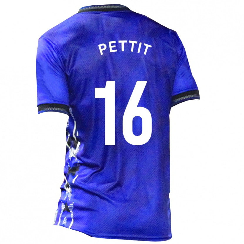 Danxen Niño Camiseta Casey Pettit #16 Azul Blanco 1ª Equipación 2025/26 La Camisa México