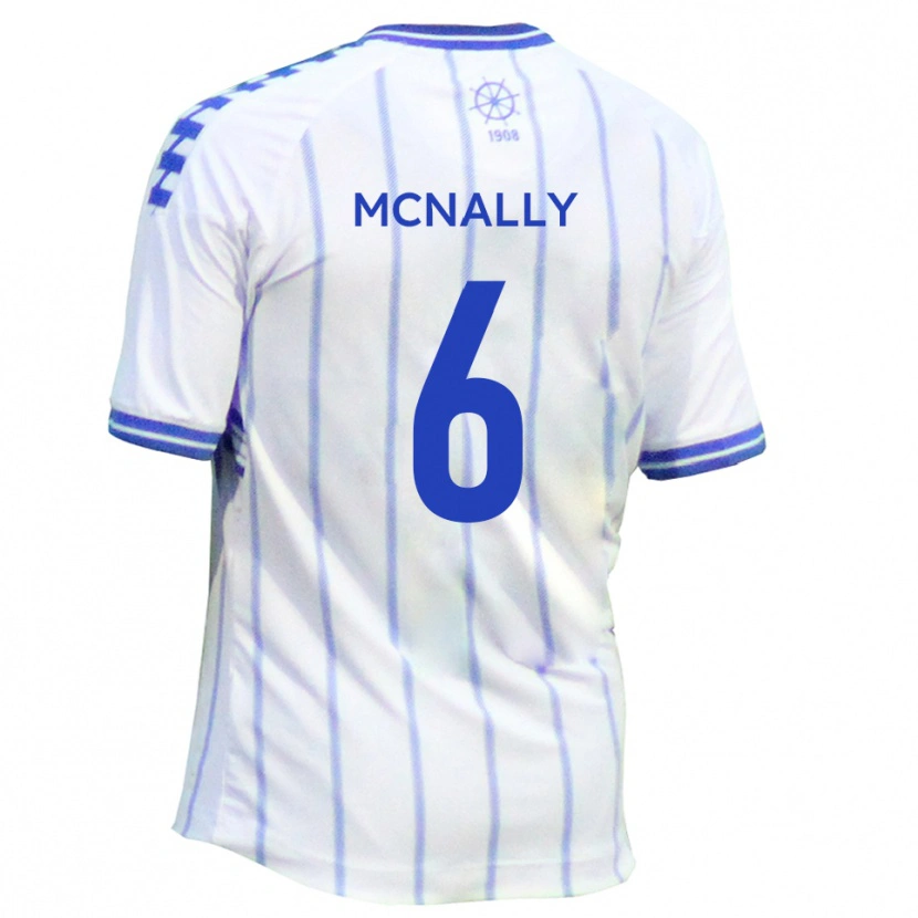 Danxen Niño Camiseta Reiss Mcnally #6 Blanco Azul 1ª Equipación 2025/26 La Camisa México