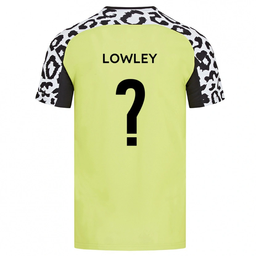 Danxen Niño Camiseta Carys Lowley #0 Amarillo Fluorescente 1ª Equipación 2025/26 La Camisa México