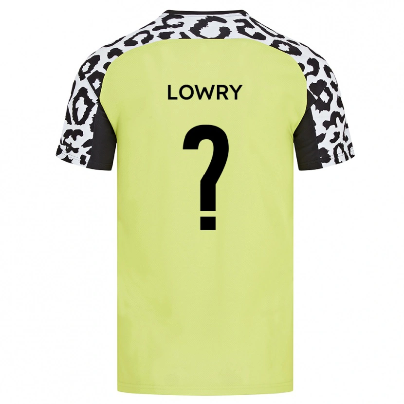Danxen Niño Camiseta Alisha Lowry #0 Amarillo Fluorescente 1ª Equipación 2025/26 La Camisa México