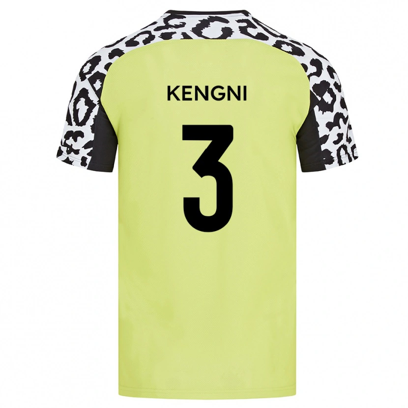 Danxen Niño Camiseta Neil Kengni #3 Amarillo Fluorescente 1ª Equipación 2025/26 La Camisa México