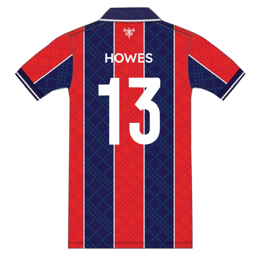 Danxen Niño Camiseta Sam Howes #13 Rojo Azul Marino 1ª Equipación 2025/26 La Camisa México