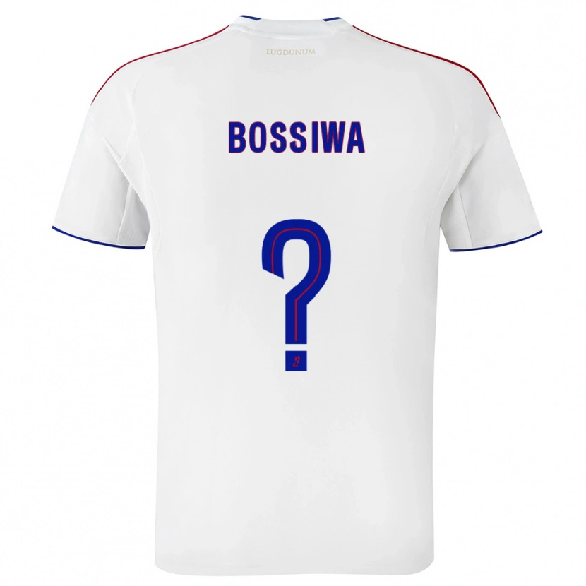 Danxen Niño Camiseta Samuel Bossiwa #0 Blanco Rojo 1ª Equipación 2025/26 La Camisa México