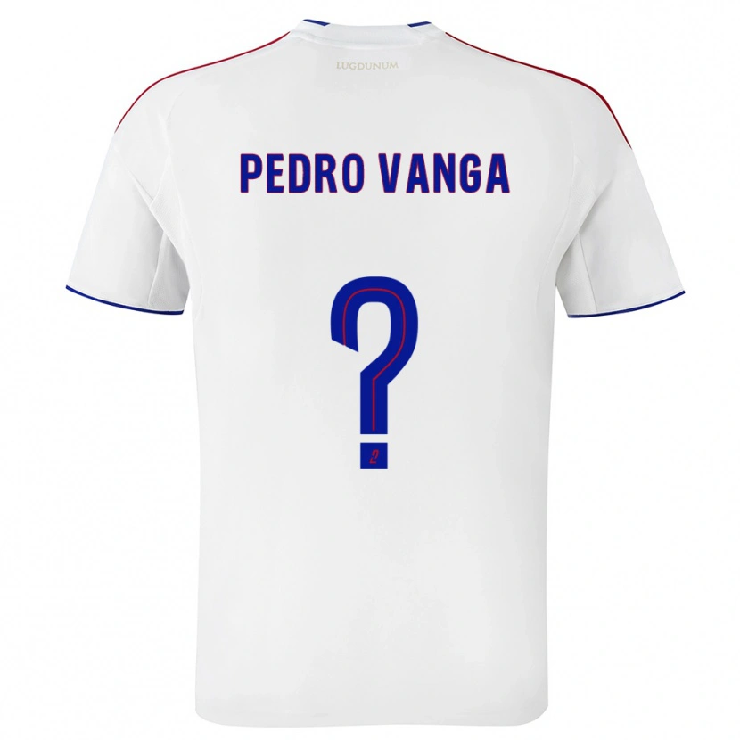 Danxen Niño Camiseta Emerson Pedro Vanga #0 Blanco Rojo 1ª Equipación 2025/26 La Camisa México