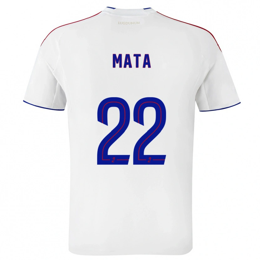 Danxen Niño Camiseta Clinton Mata #22 Blanco Rojo 1ª Equipación 2025/26 La Camisa México