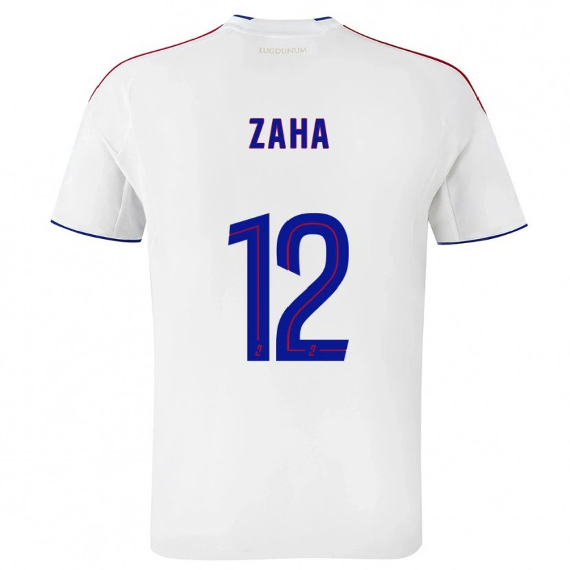 Danxen Niño Camiseta Wilfried Zaha #12 Blanco Rojo 1ª Equipación 2025/26 La Camisa México