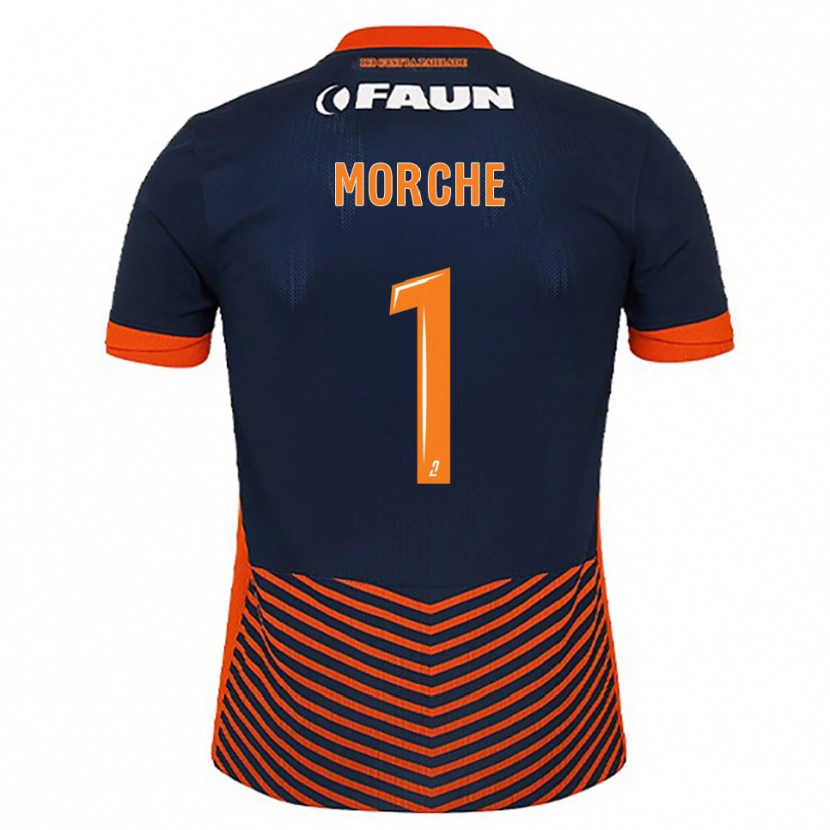 Danxen Niño Camiseta Cosette Morché #1 Azul Medianoche Naranja 1ª Equipación 2025/26 La Camisa México