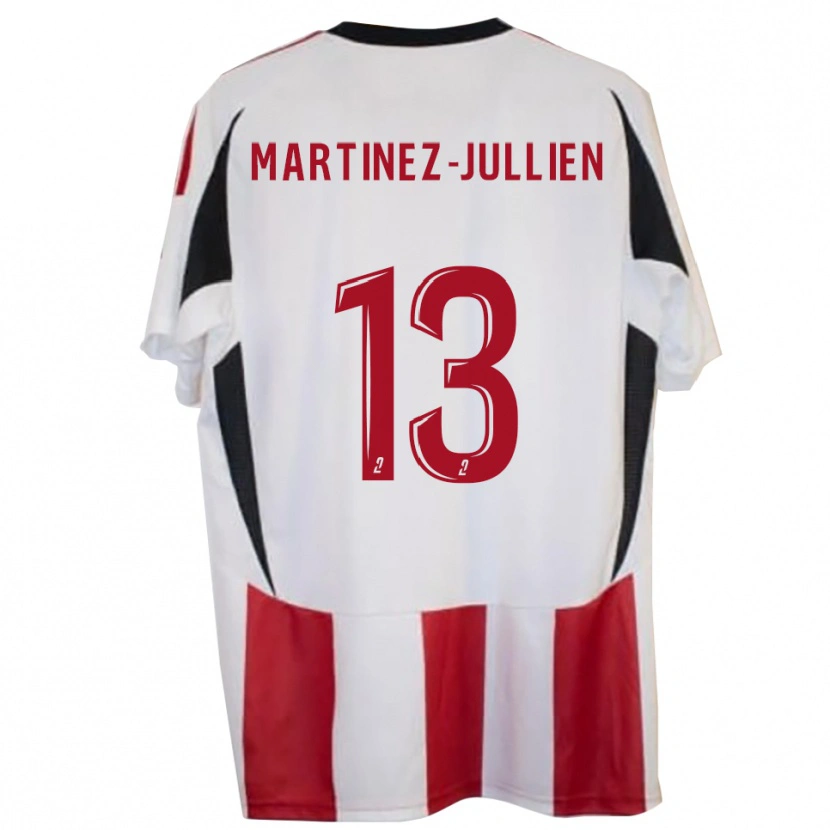 Danxen Niño Camiseta Owen Martinez-Jullien #13 Rojo Azul 1ª Equipación 2025/26 La Camisa México