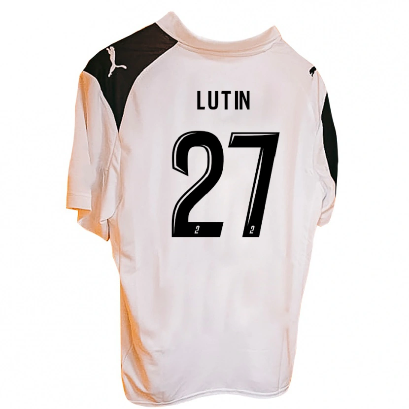 Danxen Niño Camiseta Rayan Lutin #27 Negro Blanco 1ª Equipación 2025/26 La Camisa México
