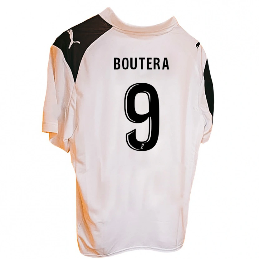Danxen Niño Camiseta Karim Boutera #9 Negro Blanco 1ª Equipación 2025/26 La Camisa México