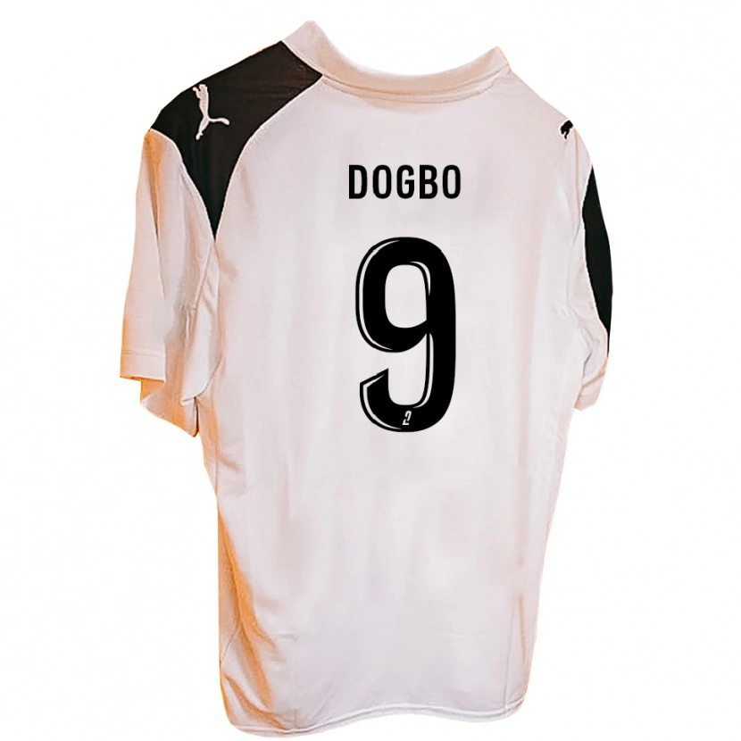 Danxen Niño Camiseta Camron Dogbo #9 Negro Blanco 1ª Equipación 2025/26 La Camisa México