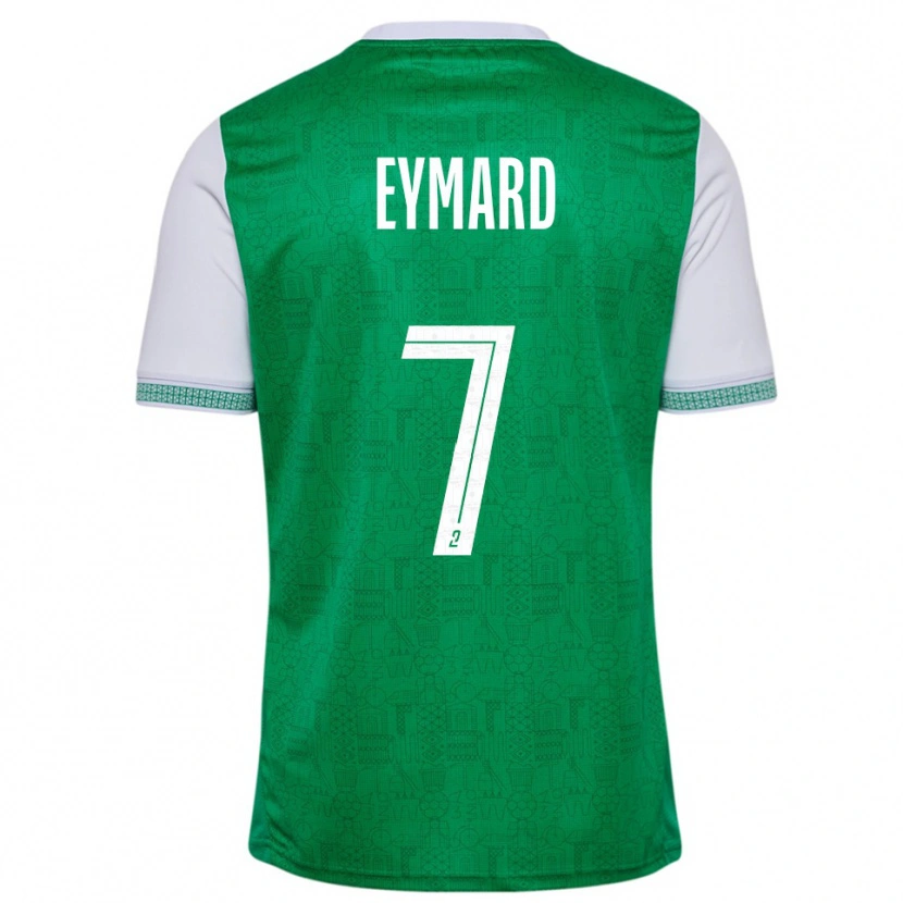 Danxen Niño Camiseta Paul Eymard #7 Verde Blanco 1ª Equipación 2025/26 La Camisa México