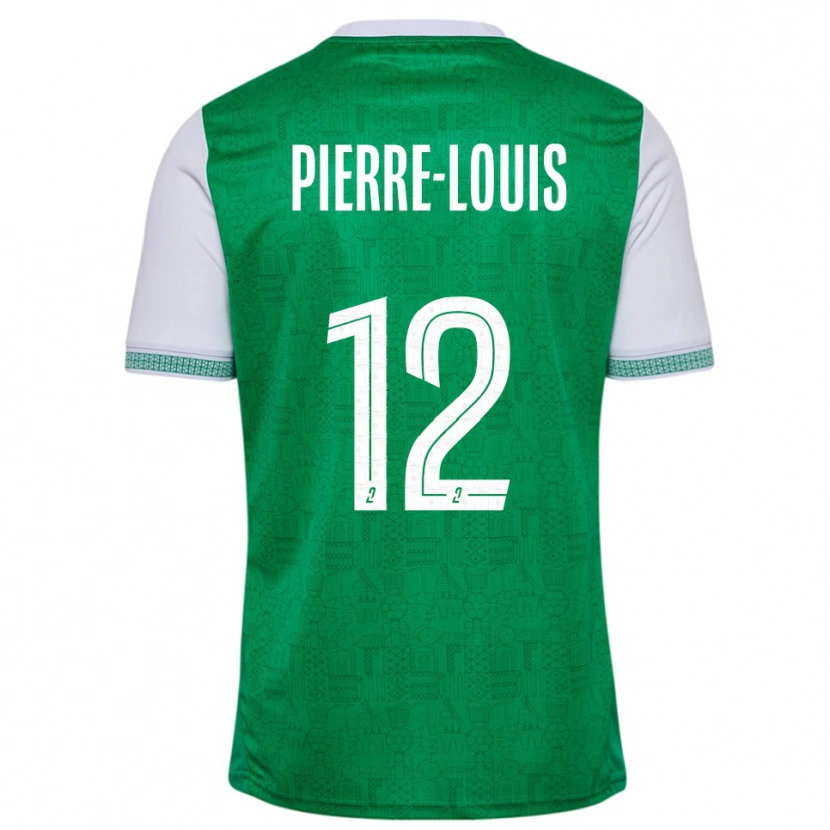 Danxen Niño Camiseta Amandine Pierre-Louis #12 Verde Blanco 1ª Equipación 2025/26 La Camisa México