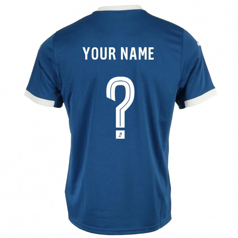 Danxen Niño Camiseta Su Nombre #0 Azul Blanco 1ª Equipación 2025/26 La Camisa México