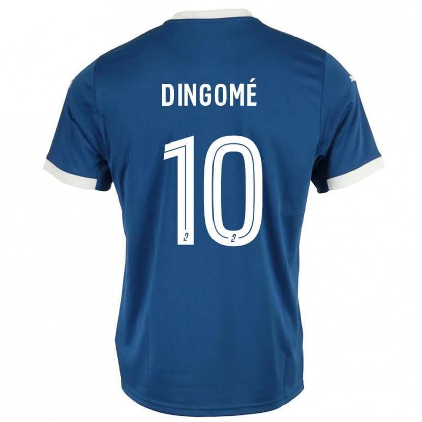 Danxen Niño Camiseta Tristan Dingomé #10 Azul Blanco 1ª Equipación 2025/26 La Camisa México