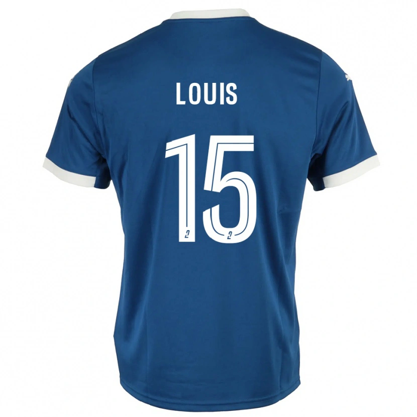 Danxen Niño Camiseta Thémis Louis #15 Azul Blanco 1ª Equipación 2025/26 La Camisa México