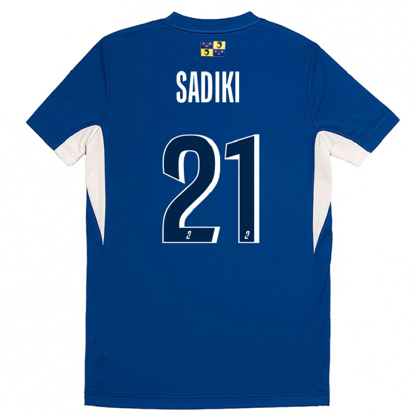 Danxen Niño Camiseta Nehla Sadiki #21 Azul Azul Marino 1ª Equipación 2025/26 La Camisa México