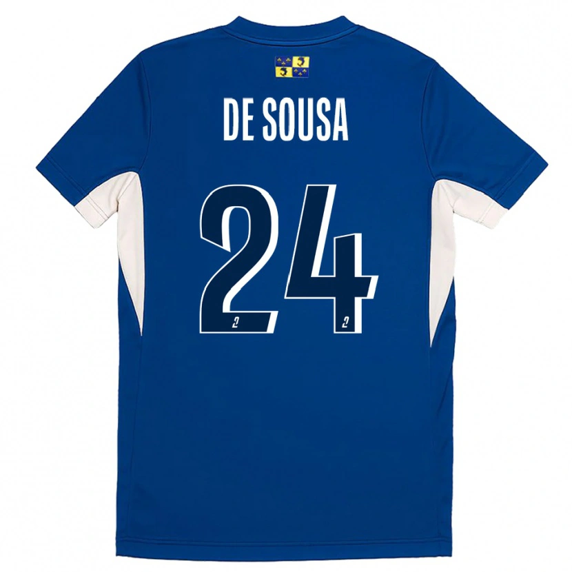 Danxen Niño Camiseta Tifanie De Sousa #24 Azul Azul Marino 1ª Equipación 2025/26 La Camisa México
