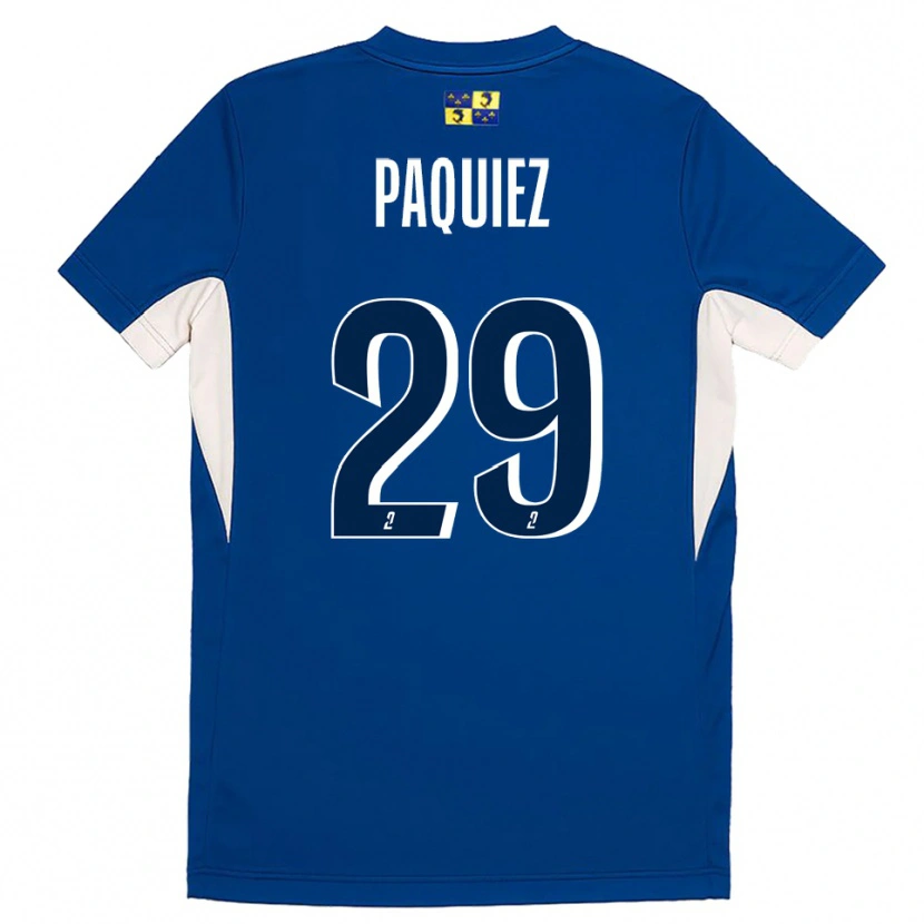 Danxen Niño Camiseta Gaëtan Paquiez #29 Azul Azul Marino 1ª Equipación 2025/26 La Camisa México