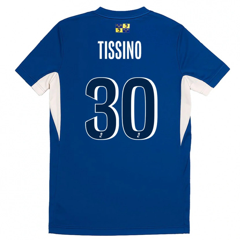 Danxen Niño Camiseta Julie Tissino #30 Azul Azul Marino 1ª Equipación 2025/26 La Camisa México