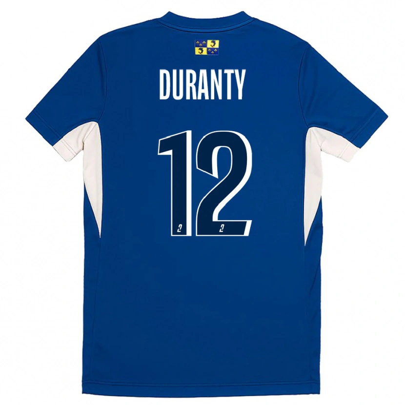 Danxen Niño Camiseta Audrey Duranty #12 Azul Azul Marino 1ª Equipación 2025/26 La Camisa México