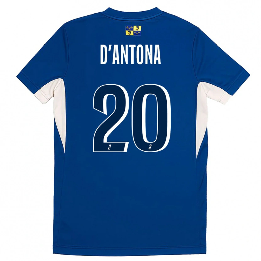 Danxen Niño Camiseta Mattéo D'antona #20 Azul Azul Marino 1ª Equipación 2025/26 La Camisa México