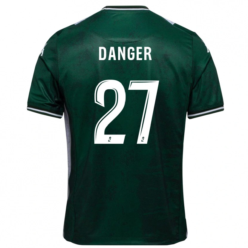 Danxen Niño Camiseta Bradley Danger #27 Verde Blanco 1ª Equipación 2025/26 La Camisa México