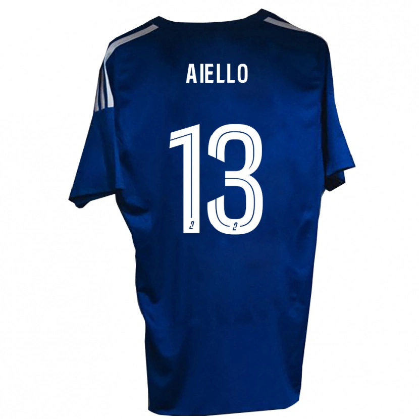Danxen Niño Camiseta Nicolas Aiello #13 Azul Blanco 1ª Equipación 2025/26 La Camisa México