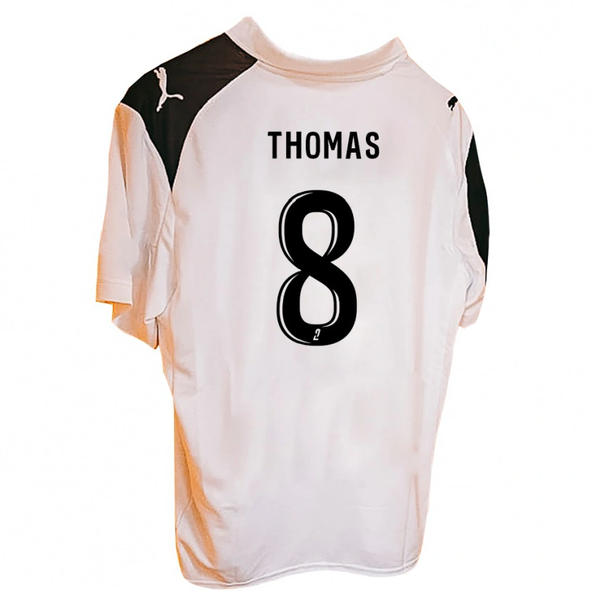 Danxen Niño Camiseta Titouan Thomas #8 Naranja Negro 1ª Equipación 2025/26 La Camisa México