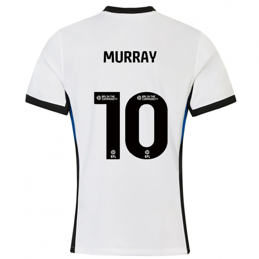 Danxen Niño Camiseta Christie Murray #10 Blanco Azul 2ª Equipación 2025/26 La Camisa México