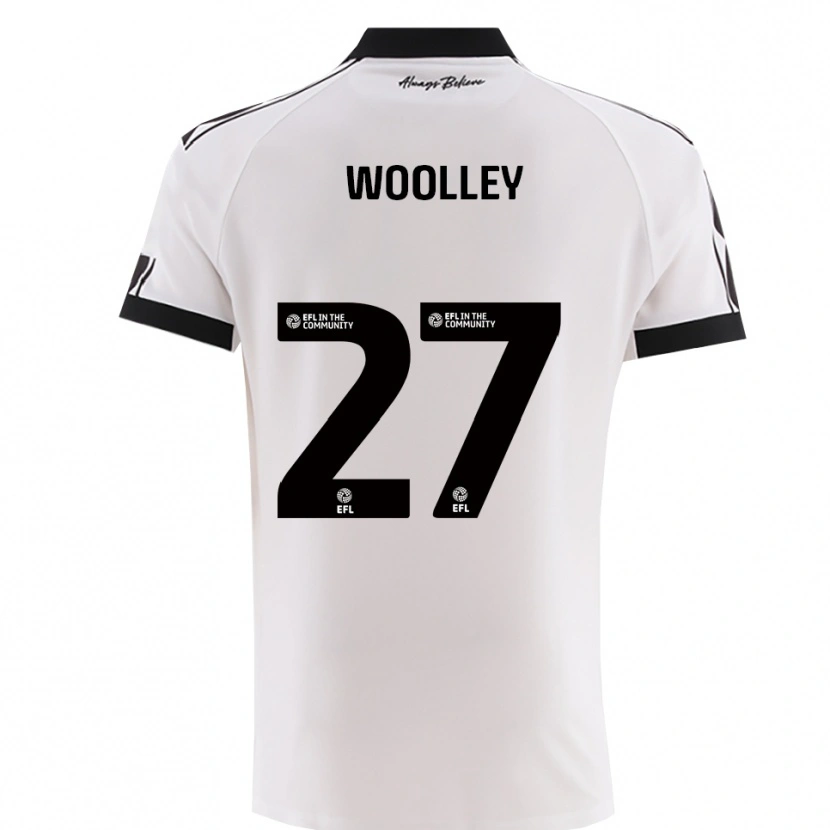 Danxen Niño Camiseta Jesse Woolley #27 Blanco Negro 2ª Equipación 2025/26 La Camisa México