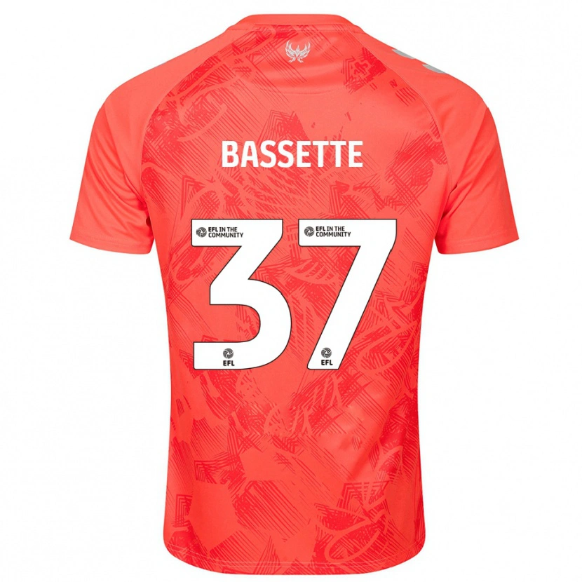 Danxen Niño Camiseta Norman Bassette #37 Naranja Blanco 2ª Equipación 2025/26 La Camisa México